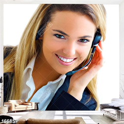 Tranh nữ nhân viên văn phòng xinh đẹp