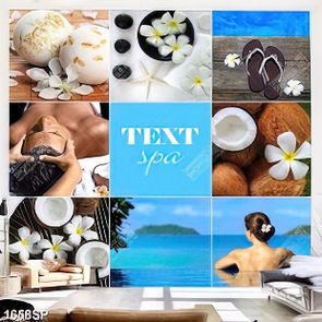 Tranh bộ ghép spa thư giãn