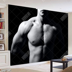 Tranh treo spa thân hình cơ bắp nam tính