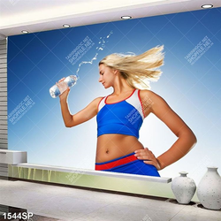 Tranh cô gái xinh đẹp cá tính treo spa