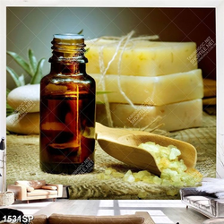 Tranh tinh dầu và bánh xà phòng treo tường spa