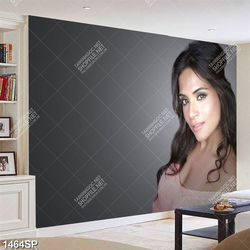 Tranh cô gái xinh đẹp trang trí spa