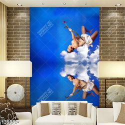 Tranh người đàn ông hóa thân thành thần tình yêu