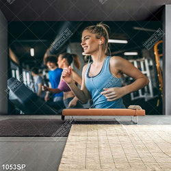 Tranh phong gym trung tâm tập thể thao