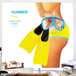 Tranh summer fun trang trí spa