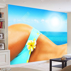 Tranh làn da nâu săn chắc của cô gái treo spa