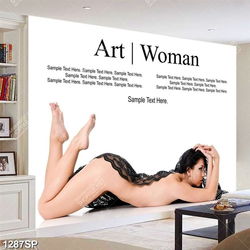 Tranh người mẫu tạo dáng nghệ thuật treo spa