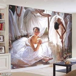 Tranh canvas những diễn viên múa ballet xinh đẹp treo tường spa