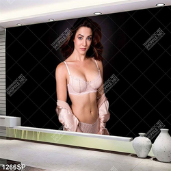 Tranh người mẫu bikini xinh đẹp treo tường spa