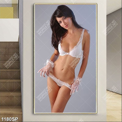 Tranh người mẫu bikini xinh đẹp