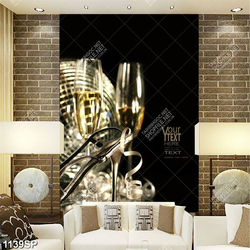 Tranh chiếc guốc cao gót bên ly rượu vang đẹp tinh tế