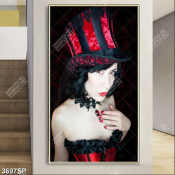 Tranh cô gái trẻ