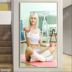 Tranh cô gái trẻ xinh đẹp