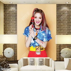 Tranh cô gái trẻ trung xinh đẹp