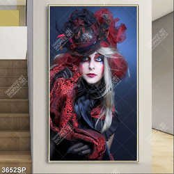 Tranh người đẹp hóa thân ma mị