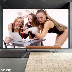 Tranh 3 cô nàng gợi cảm