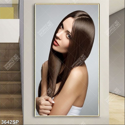 Tranh người đẹp với gương mặt gợi cảm