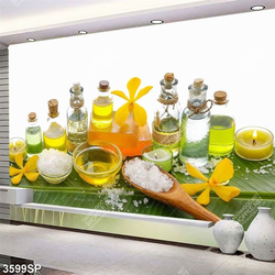 Tranh tinh dầu và muối trắng