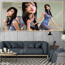 Tranh người đẹp châu Á