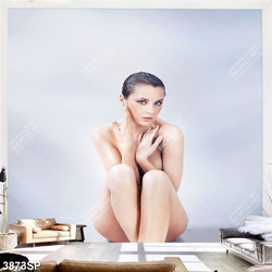 Tranh người mẫu bán khỏa thân nghệ thuật