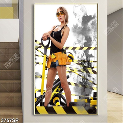 Tranh cô nàng cá tính