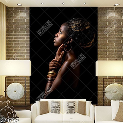 Tranh người mẫu da màu