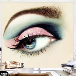 Tranh đôi mắt make up nghệ thuật