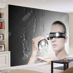 Tranh cô gái nghệ thuật