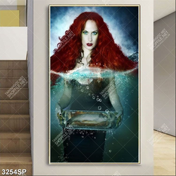 Tranh cô gái tóc đỏ