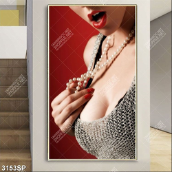 Tranh người đẹp gợi cảm treo tường spa