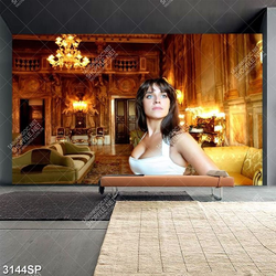 Tranh spa cô nàng gợi cảm trongcăn nhà sang trọng