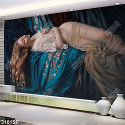 Tranh spa người đẹp bán khỏa thân quyến rũ