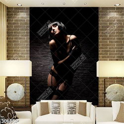 Tranh người mẫu bikini gợi cảm treo trang trí tường spa