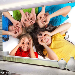 Tranh gia đình vui nhộn treo trang trí tường