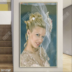 Tranh quý cô xinh đẹp in uv treo tường spa