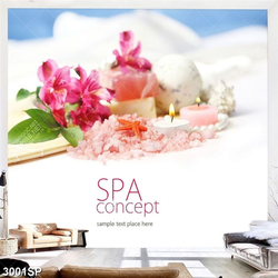 Tranh bông hoa đẹp treo trang trí spa