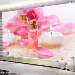 Tranh lọ tinh dầu và ngọn nến lung linh