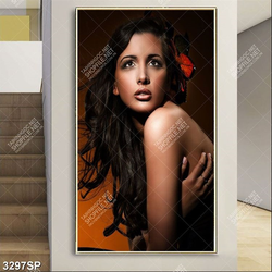 Tranh canvas người đẹp da nâu