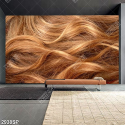 Tranh canvas mái tóc vàng gợn sóng
