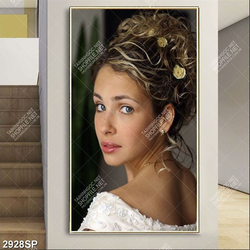 Tranh spa cô dâu xinh đẹp