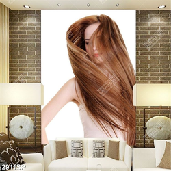 Tranh spa người đẹp với mái tóc dài bung xõa