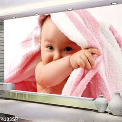 Tranh em bé đáng yêu