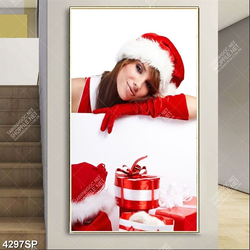 Tranh hoa lan trắng file psd