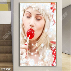 Tranh cô dâu xinh đẹp