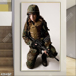 Tranh người mẫu make up