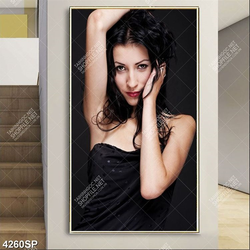 Tranh người mẫu nội y đẹp treo spa