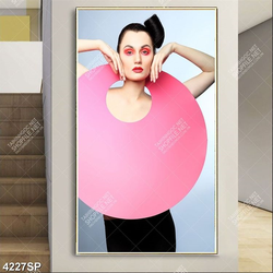 Tranh người mẫu gợi cảm treo tường spa