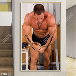 Tranh phong gym tập gym