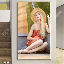 Tranh mẹ bầu xinh đẹp