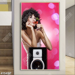 Tranh nail tím đẹp file gốc